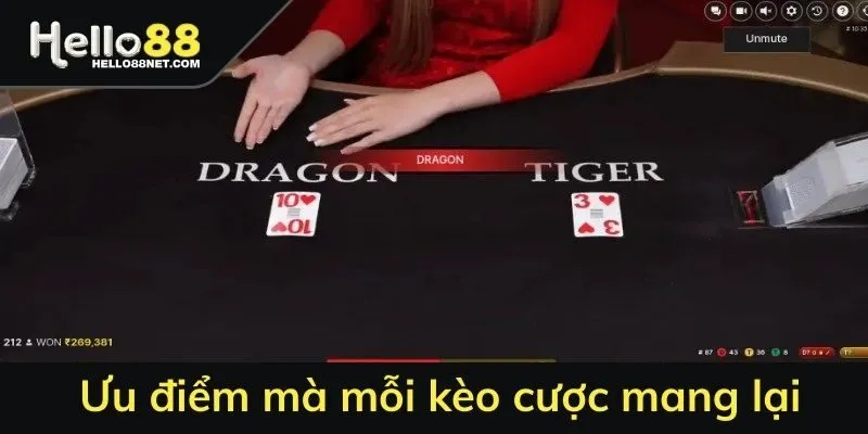 Ưu điểm mà mỗi kèo cược mang lại
